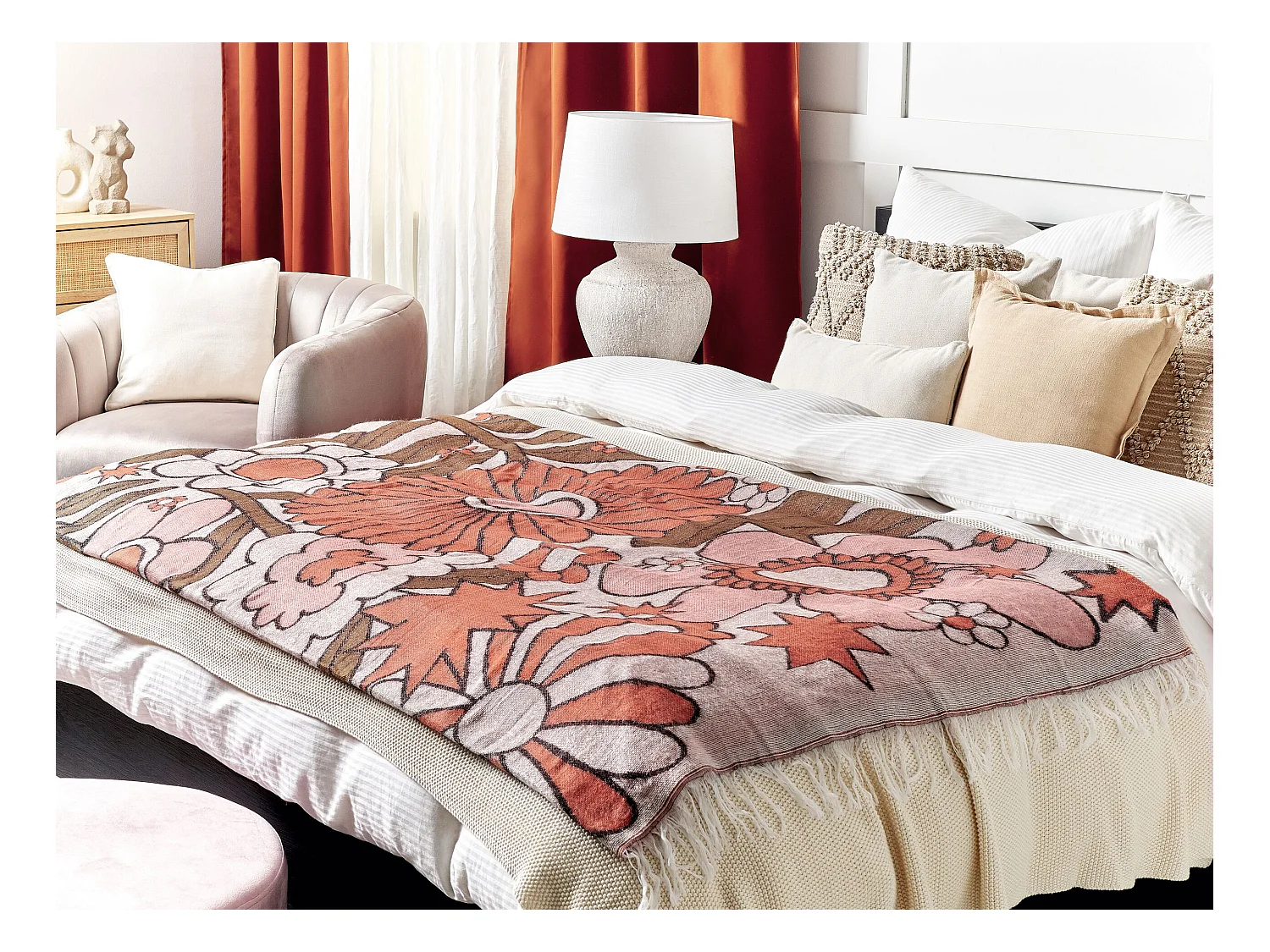 Plaid DARAU 130 x 170 cm Multicolor