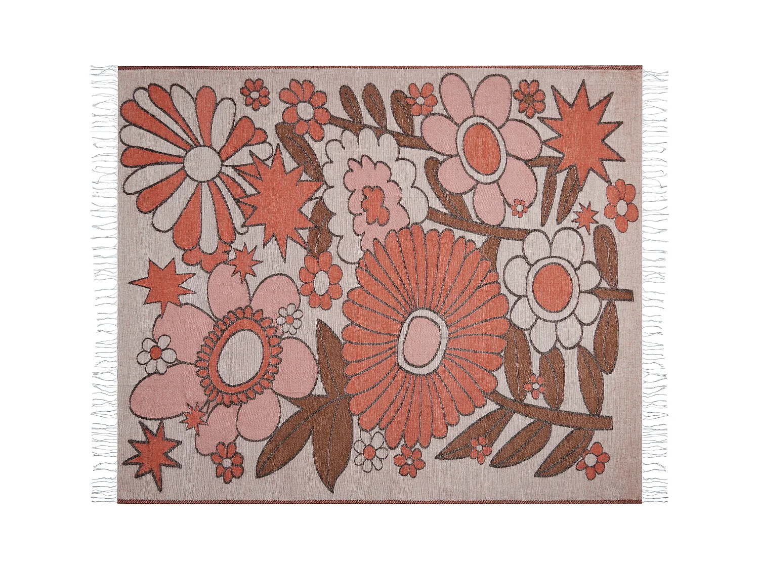 Plaid DARAU 130 x 170 cm Multicolor