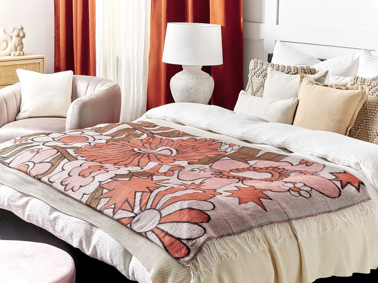 Kuscheldecke DARAU 130 x 170 cm Bunt