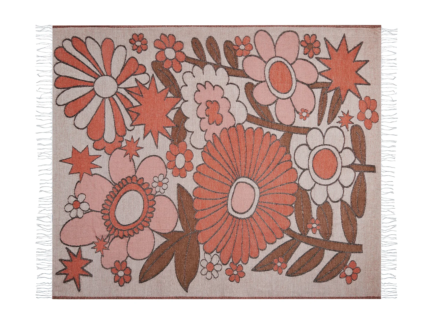 Manta DARAU 130 x 170 cm Multicolor