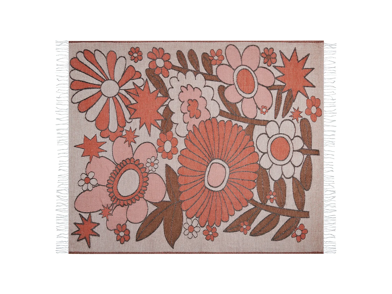 Plaid DARAU 130 x 170 cm Multicolor