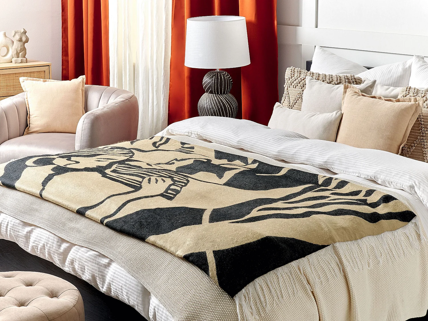 Couverture KUDIYA 130 x 170 cm Beige