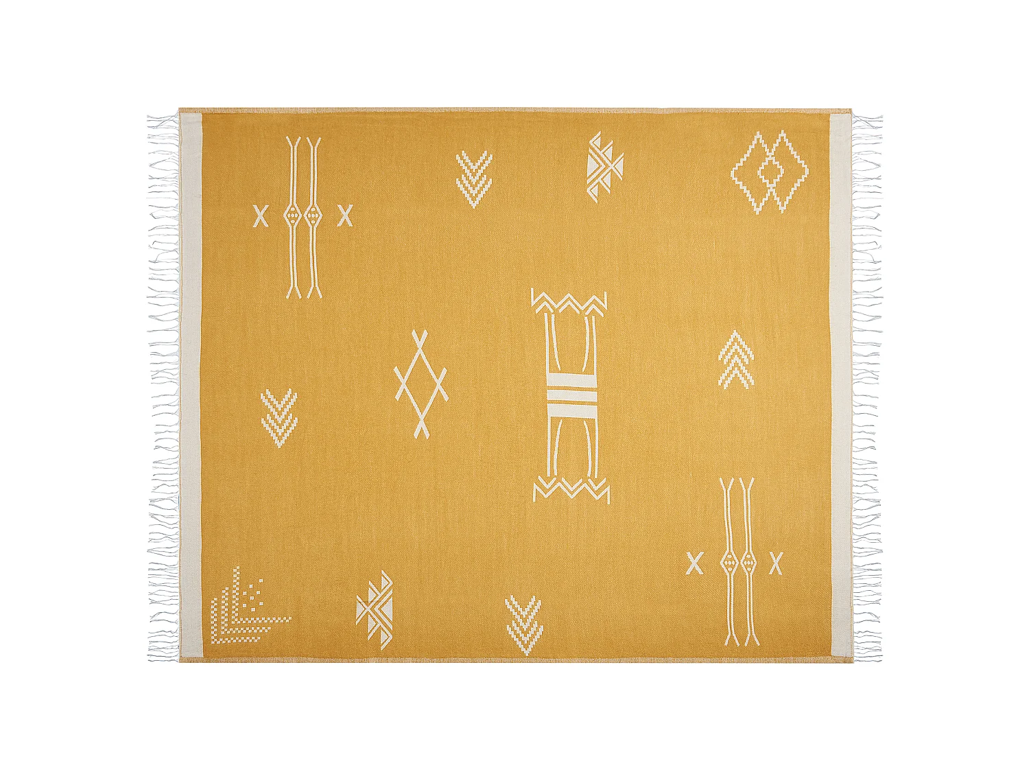 Koc JALKINI 130 x 170 cm Żółty