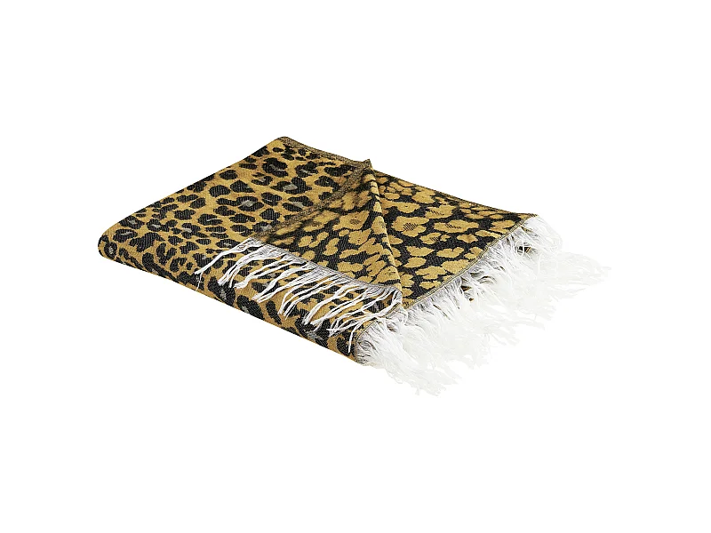 Koc JAMUNE 130 x 170 cm Brązowy