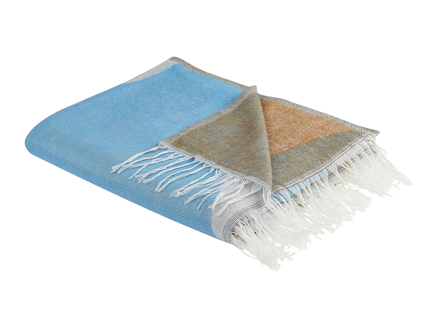 Plaid HAKUI 130 x 170 cm Blauw