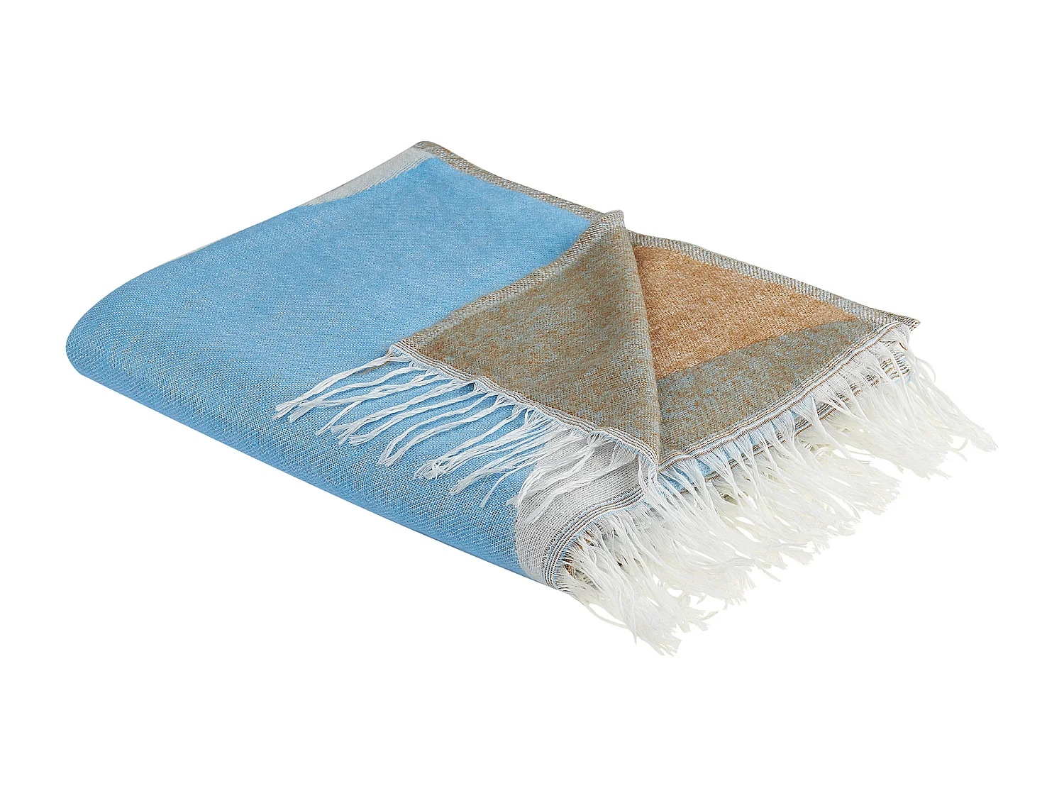 Plaid HAKUI 130 x 170 cm Blauw