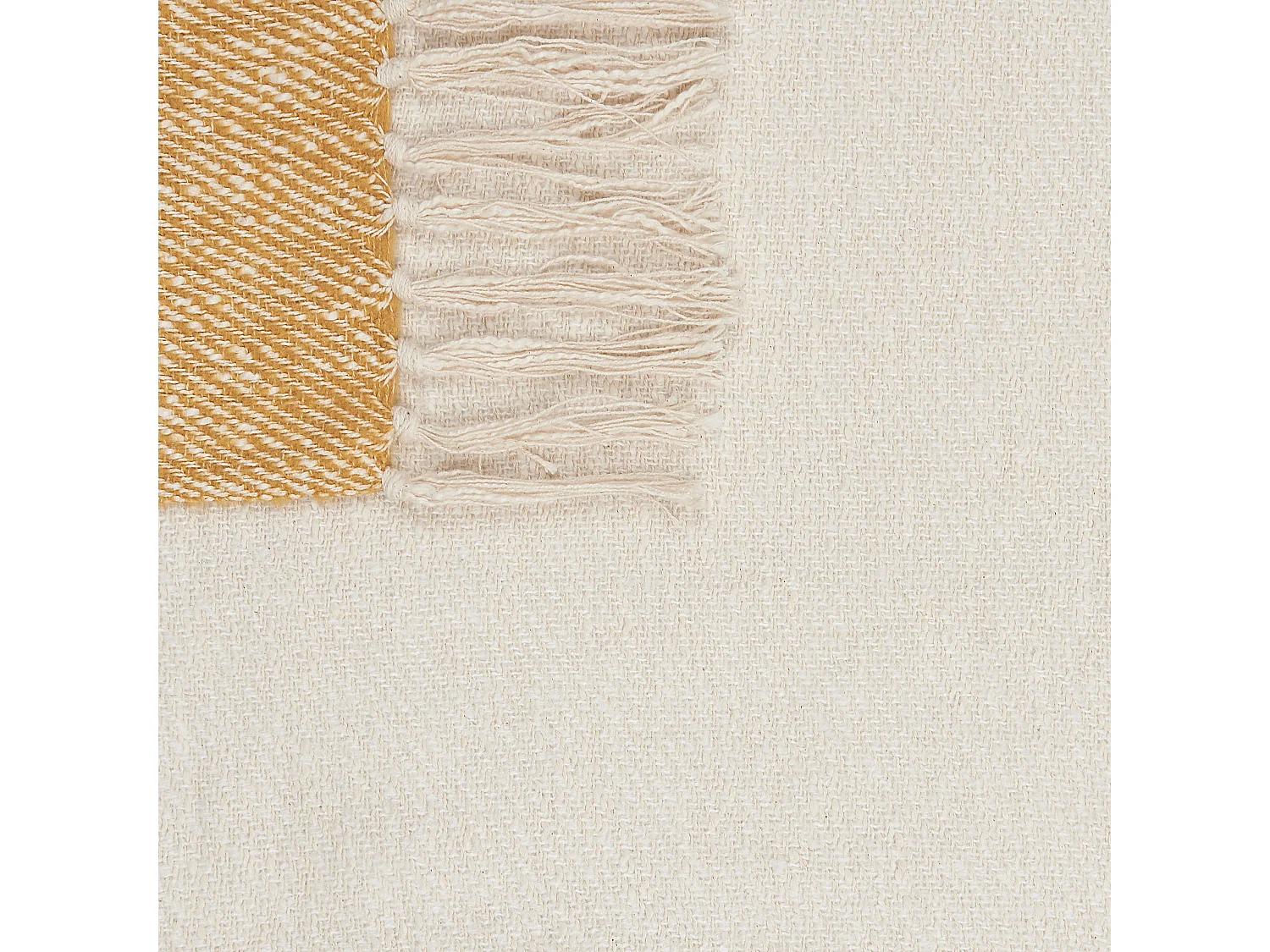 Blanket SALME Fabric 130 x 170 cm Beige