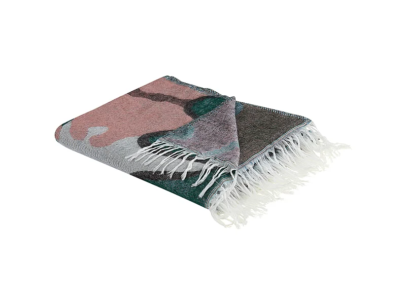 Manta SOMANI Tecido 130 x 170 cm Multicolor