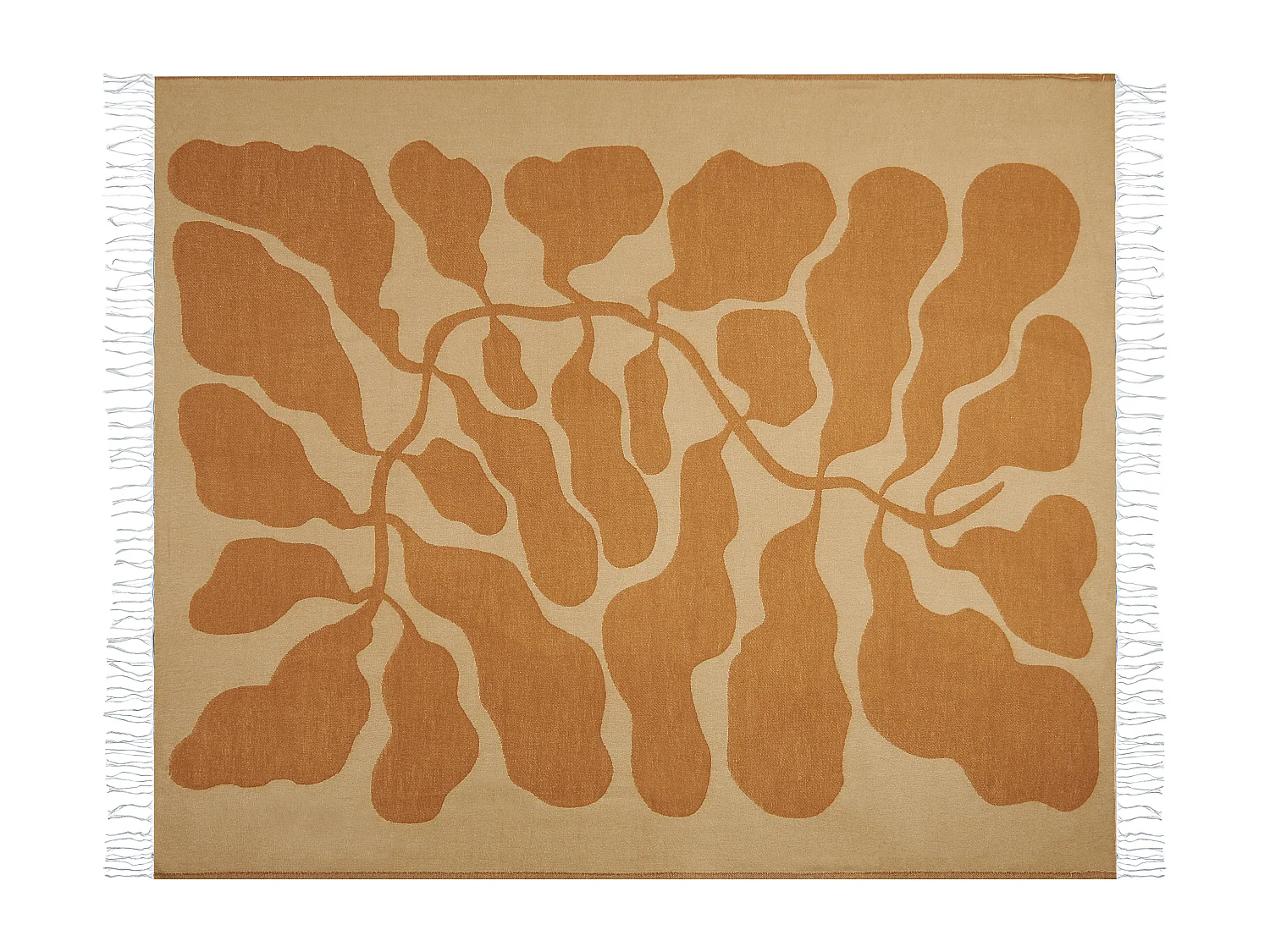 Plaid BANGRE 130 x 170 cm Oranje