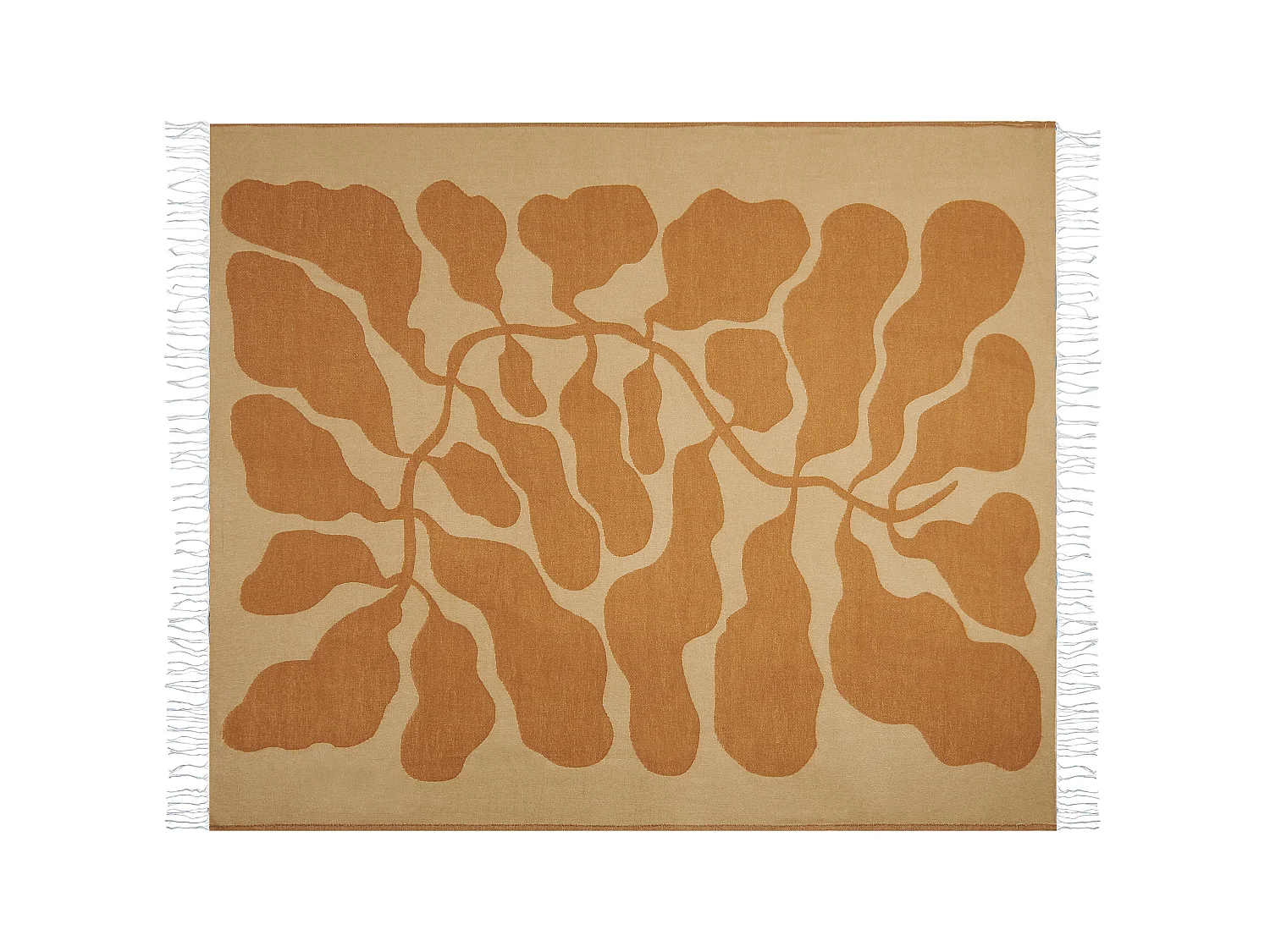 Pläd BANGRE 130 x 170 cm Orange