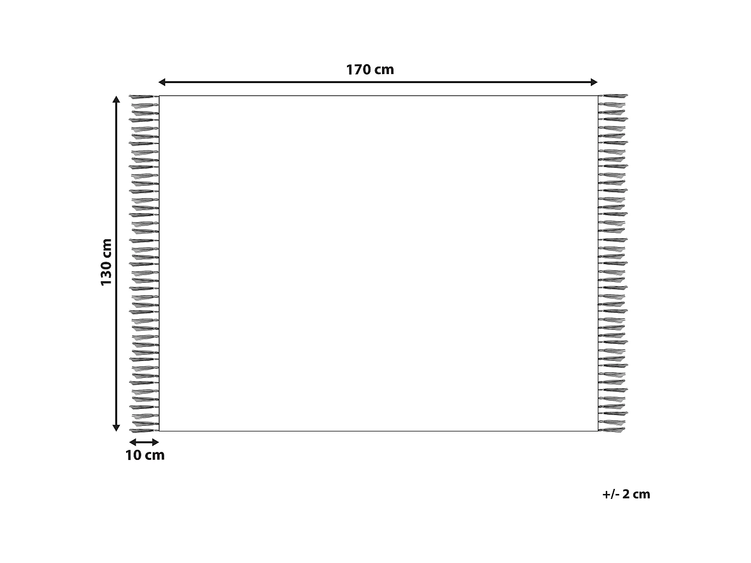 Koc BARTAR 130 x 170 cm Zielony