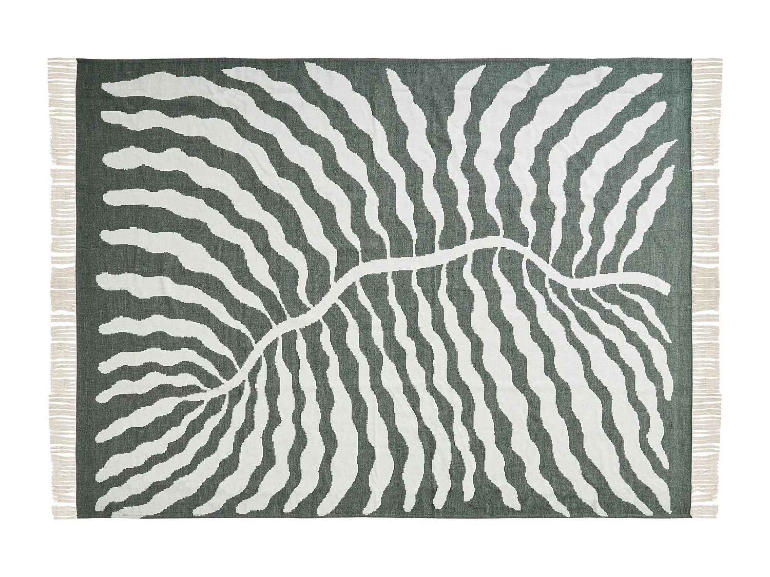 Plaid BARTAR Stof 130 x 170 cm Groen