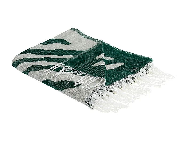 Plaid BARTAR Stof 130 x 170 cm Groen