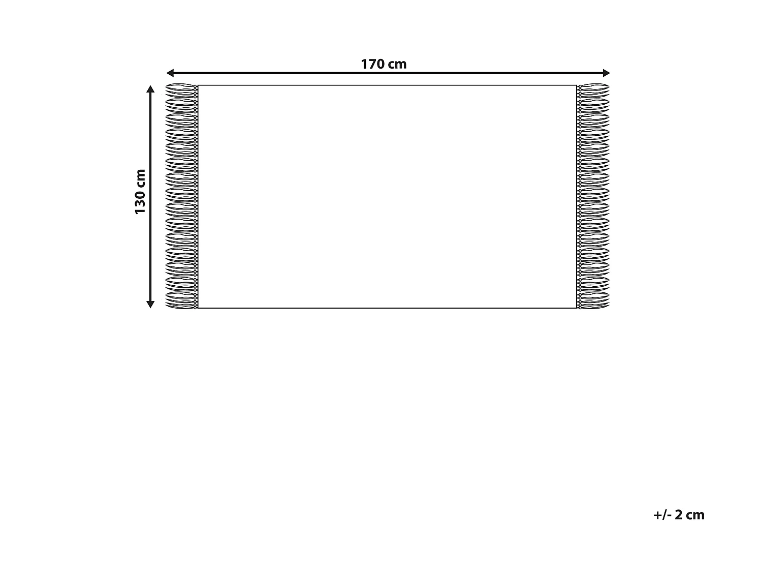 Coperta NAIKHU Cotone 130 x 170 cm Rosso chiaro