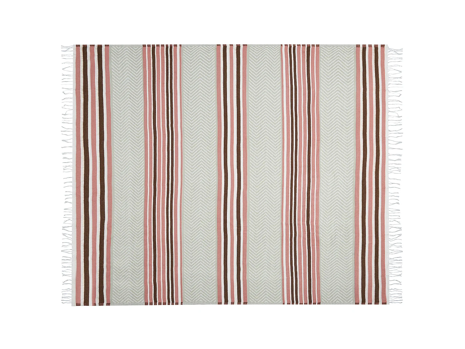 Pläd MAGAR 130 x 170 cm Beige