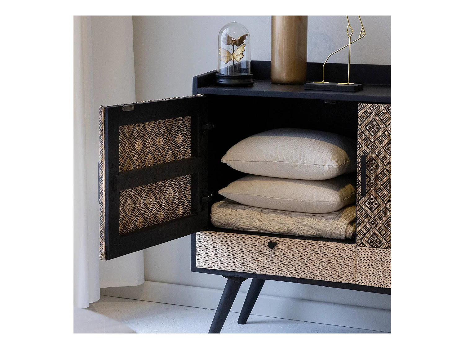 Petit buffet en bois de manguier Capri