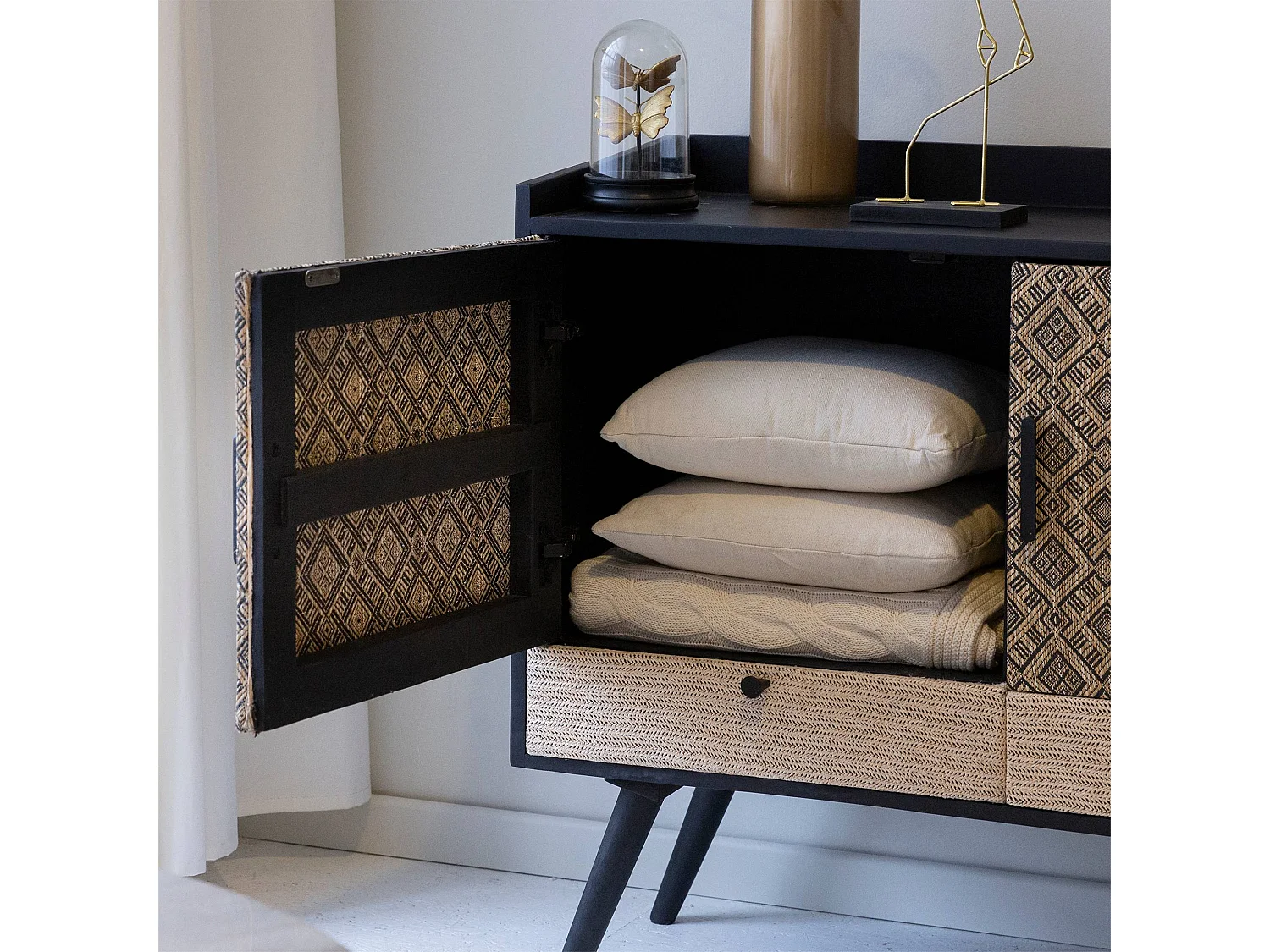 Petit buffet en bois de manguier Capri