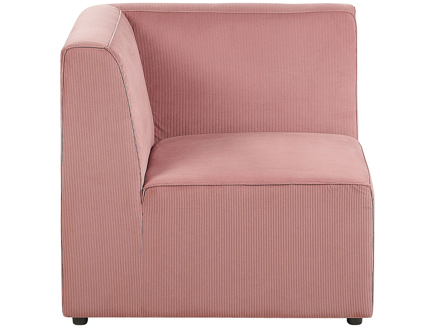 Ecksessel Cord rosa LEMVIG