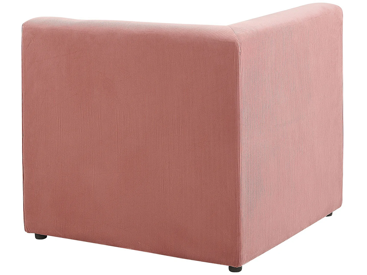 Ecksessel Cord rosa LEMVIG