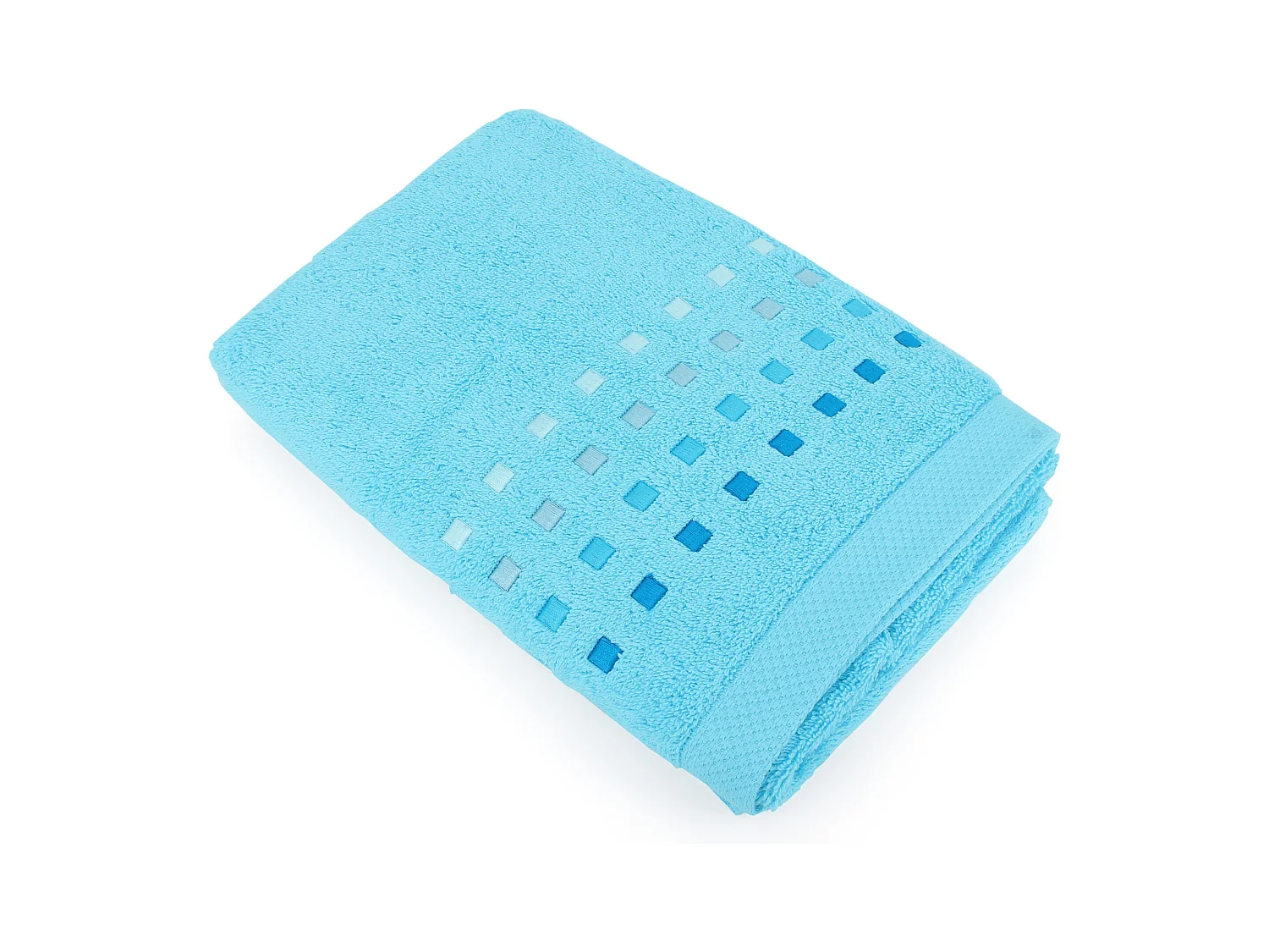 Drap de douche 70x140 cm coton 550 g/m2 PURE PRIMAVERA Bleu Océan