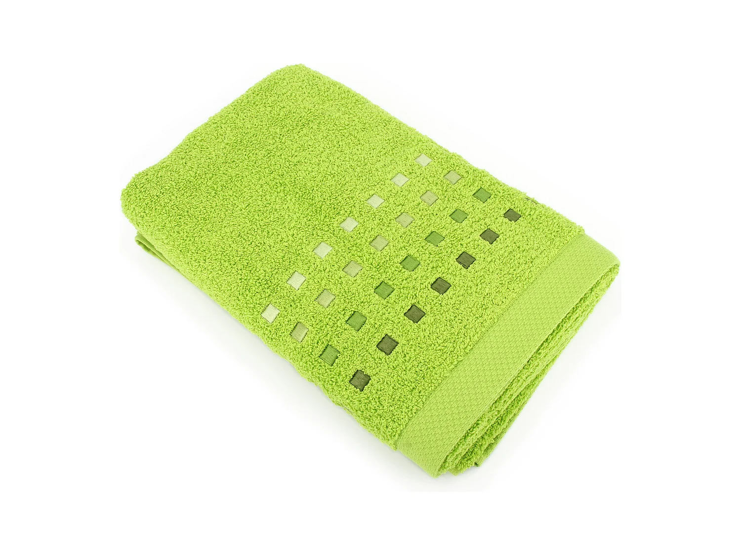 Drap de douche 70x140 cm coton 550 g/m2 PURE PRIMAVERA Vert Pistache