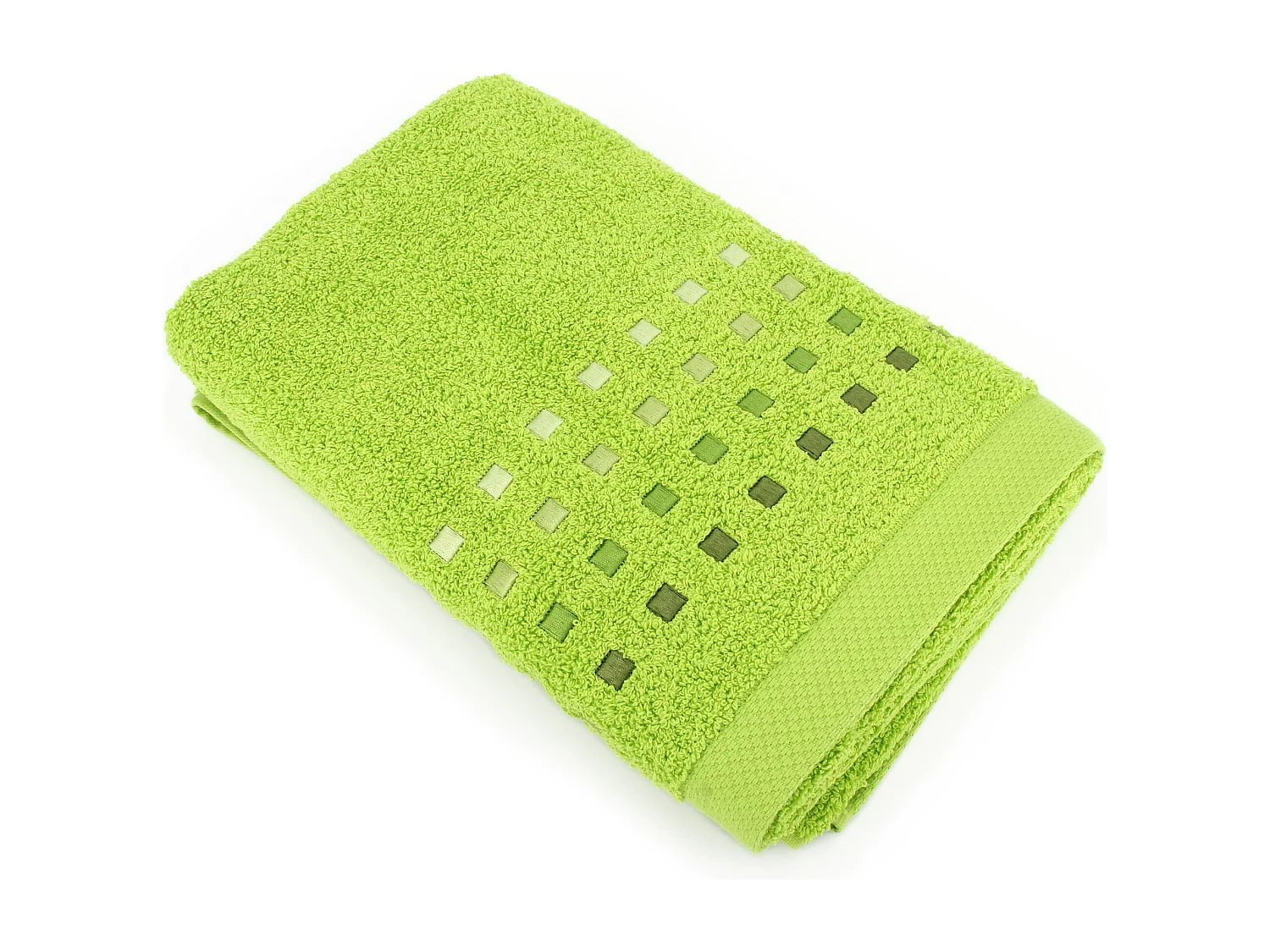 Drap de douche 70x140 cm coton 550 g/m2 PURE PRIMAVERA Vert Pistache