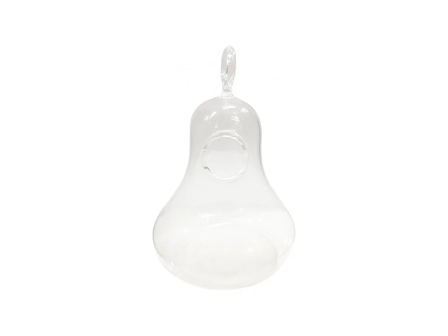 Vase à suspendre petit en verre transparent - GLASSBOX