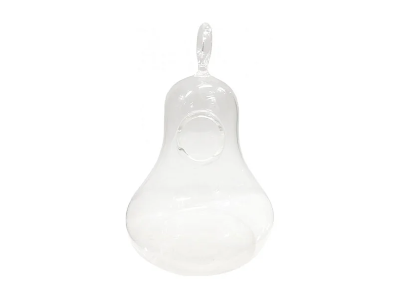 Vase à suspendre petit en verre transparent - GLASSBOX