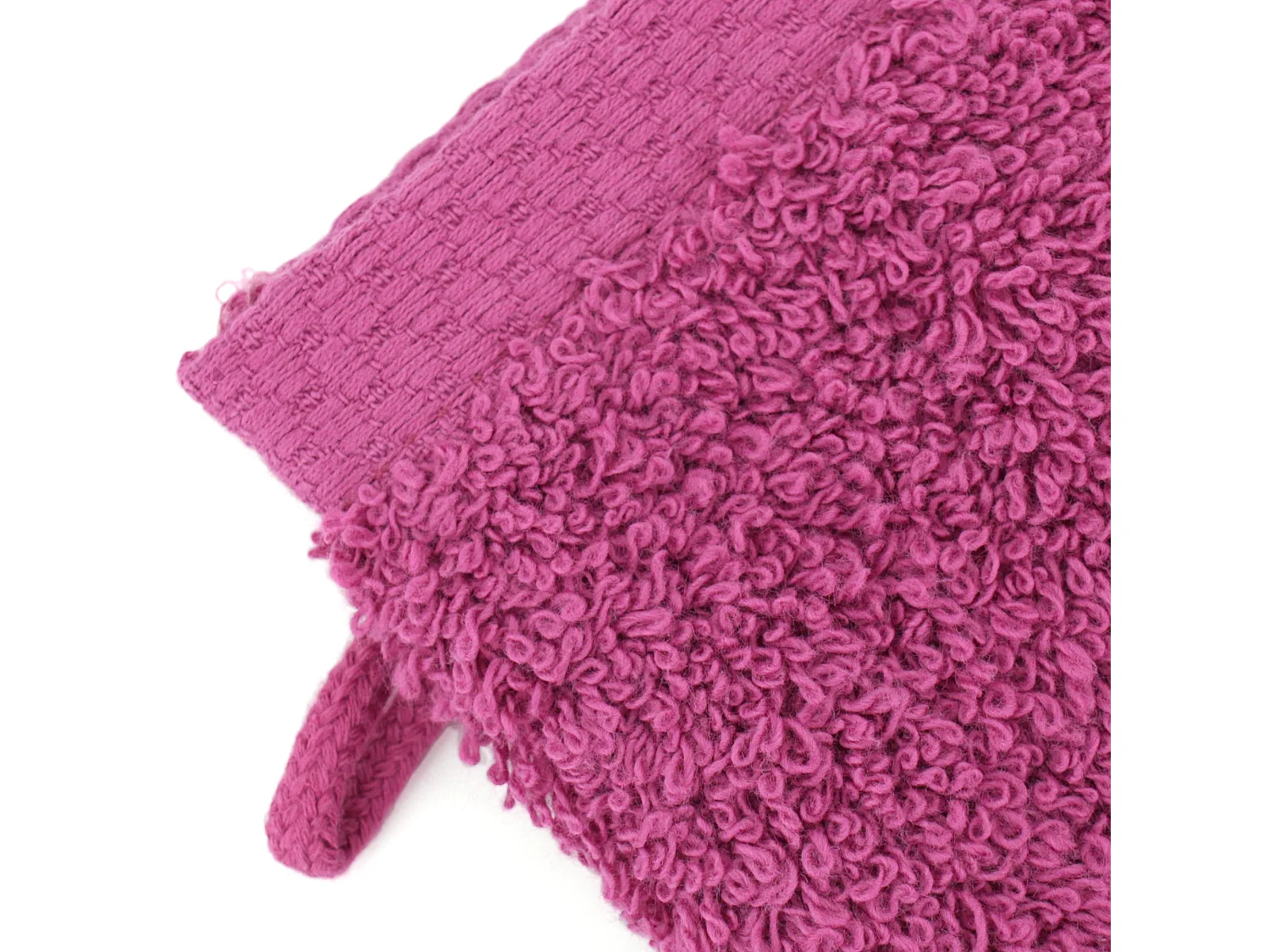 Gant de toilette 16x21 cm PURE Prune 550 g/m2