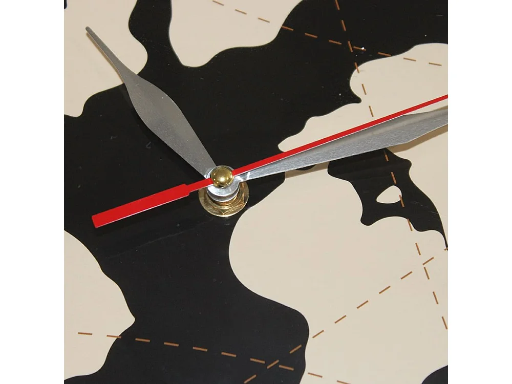 Horloge Neon Mappemonde 38 cm