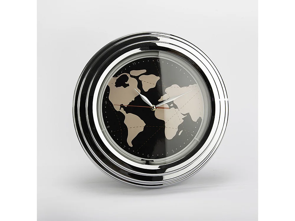 Horloge Neon Mappemonde 38 cm