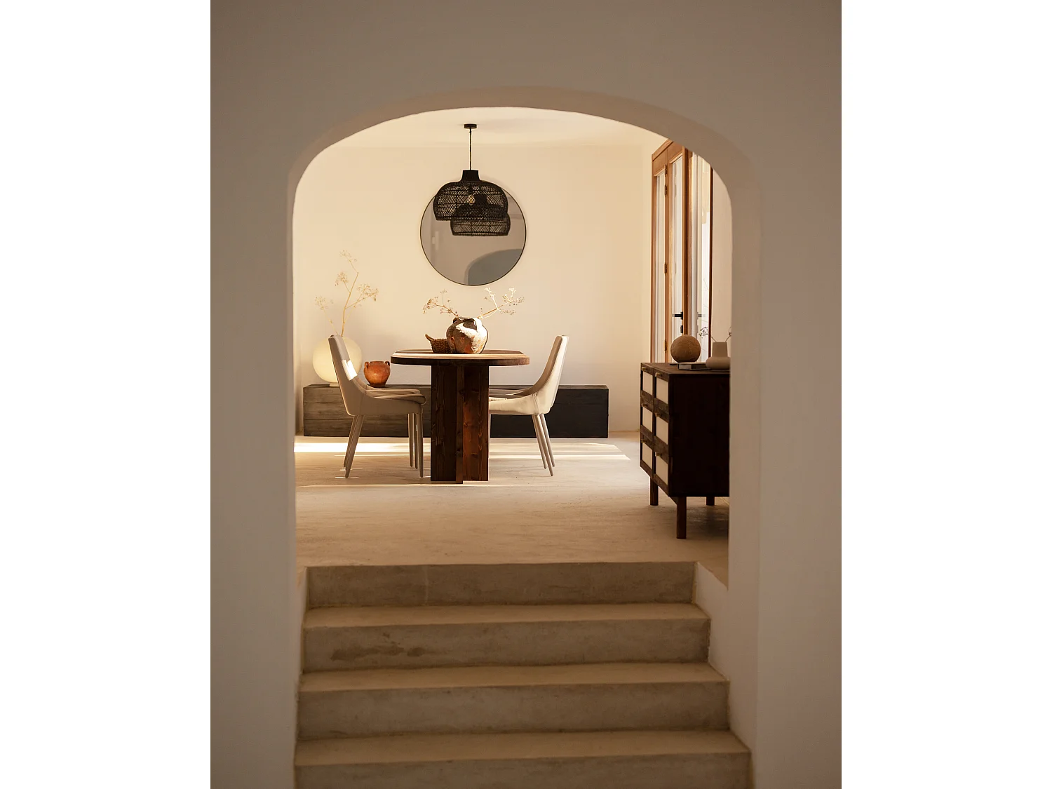 Table à manger ovale en bois de sapin marron 180x75cm - TOKYO - DECOWOOD