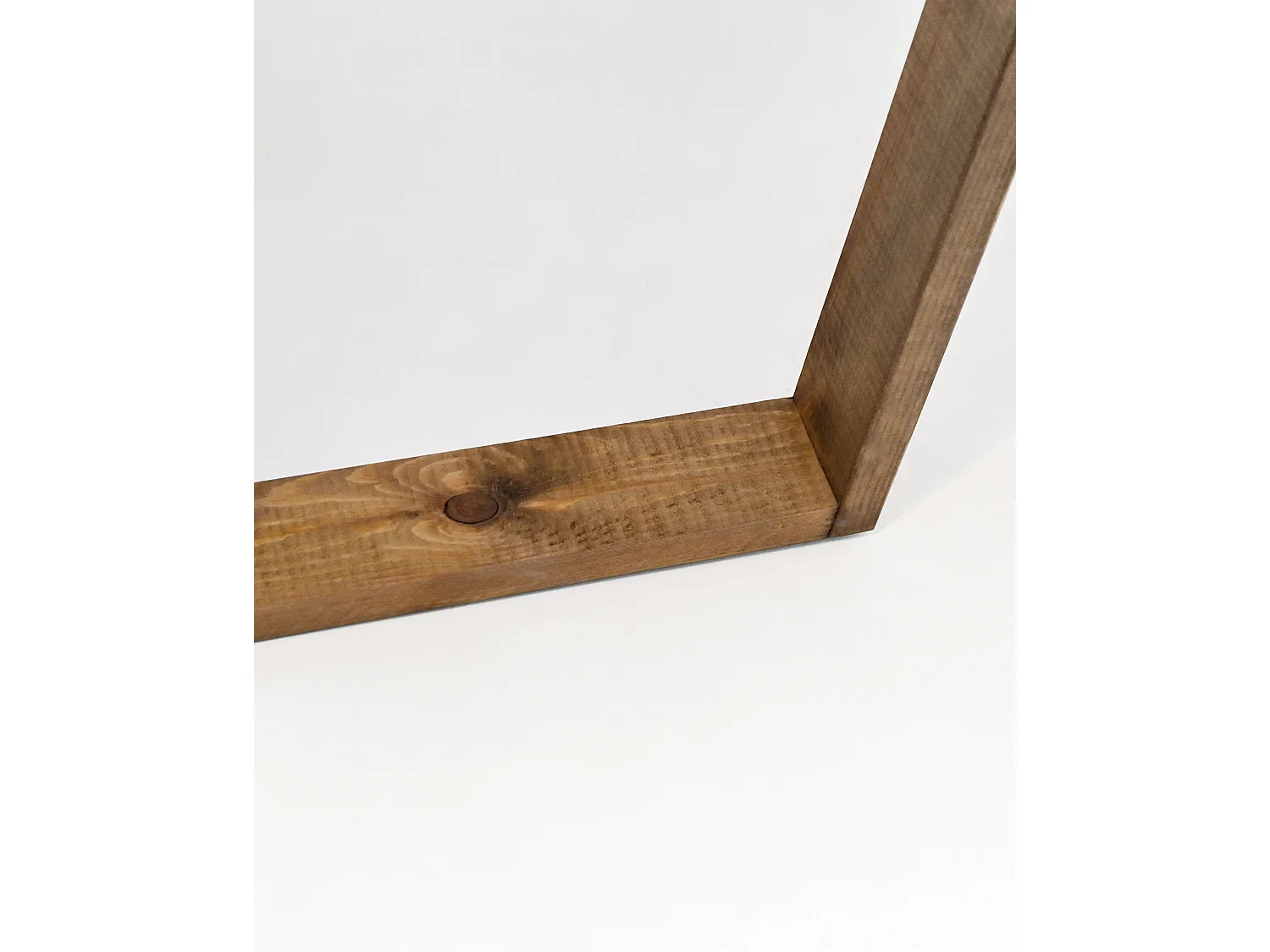 Table basse en bois de pin vieilli 120x45cm - OYANE - DECOWOOD