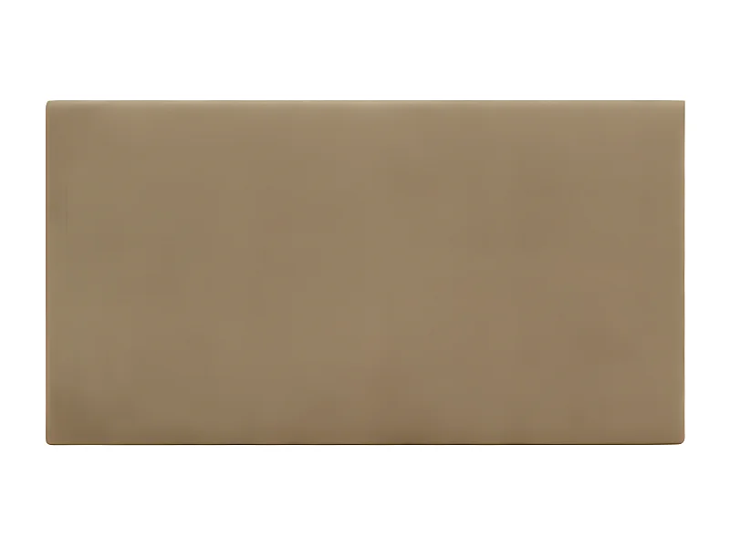 Tête de lit en coton taupe 150x80cm - OSLO - DECOWOOD