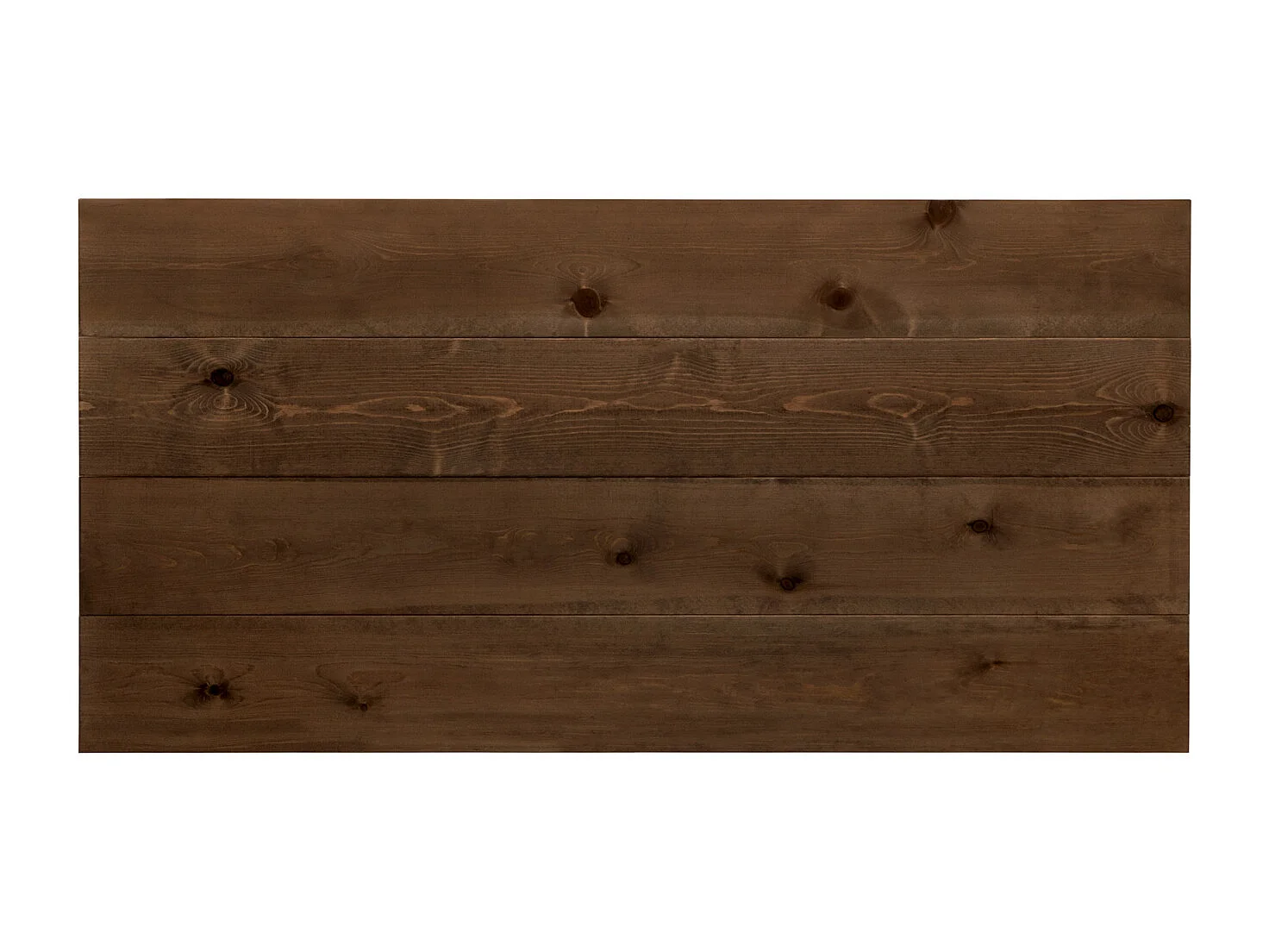Tête de lit en bois de pin marron 140x80cm - FLANDES - DECOWOOD