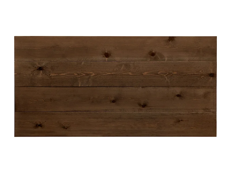 Tête de lit en bois de pin marron 140x80cm - FLANDES - DECOWOOD