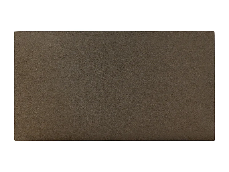 Testiera imbottita in cotone colore marrone 200x80cm - OLIVIA - DECOWOOD