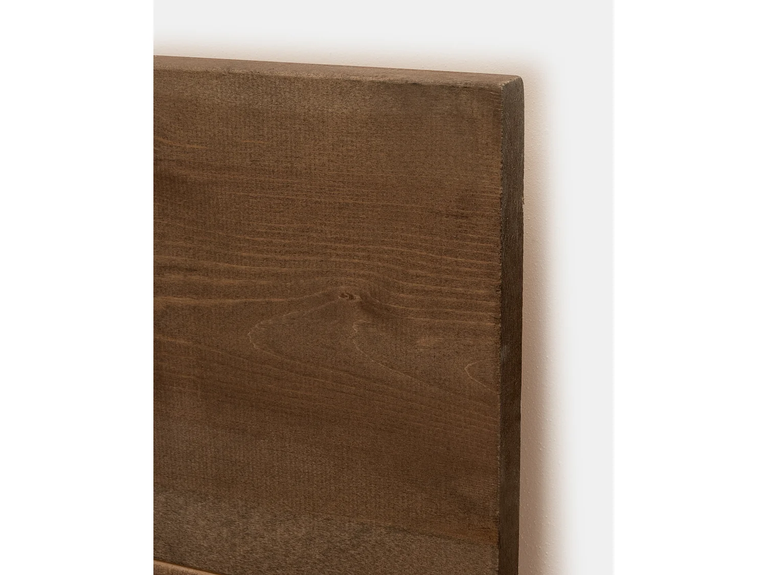 Tête de lit en bois de pin marron 180x80cm - FLANDES - DECOWOOD