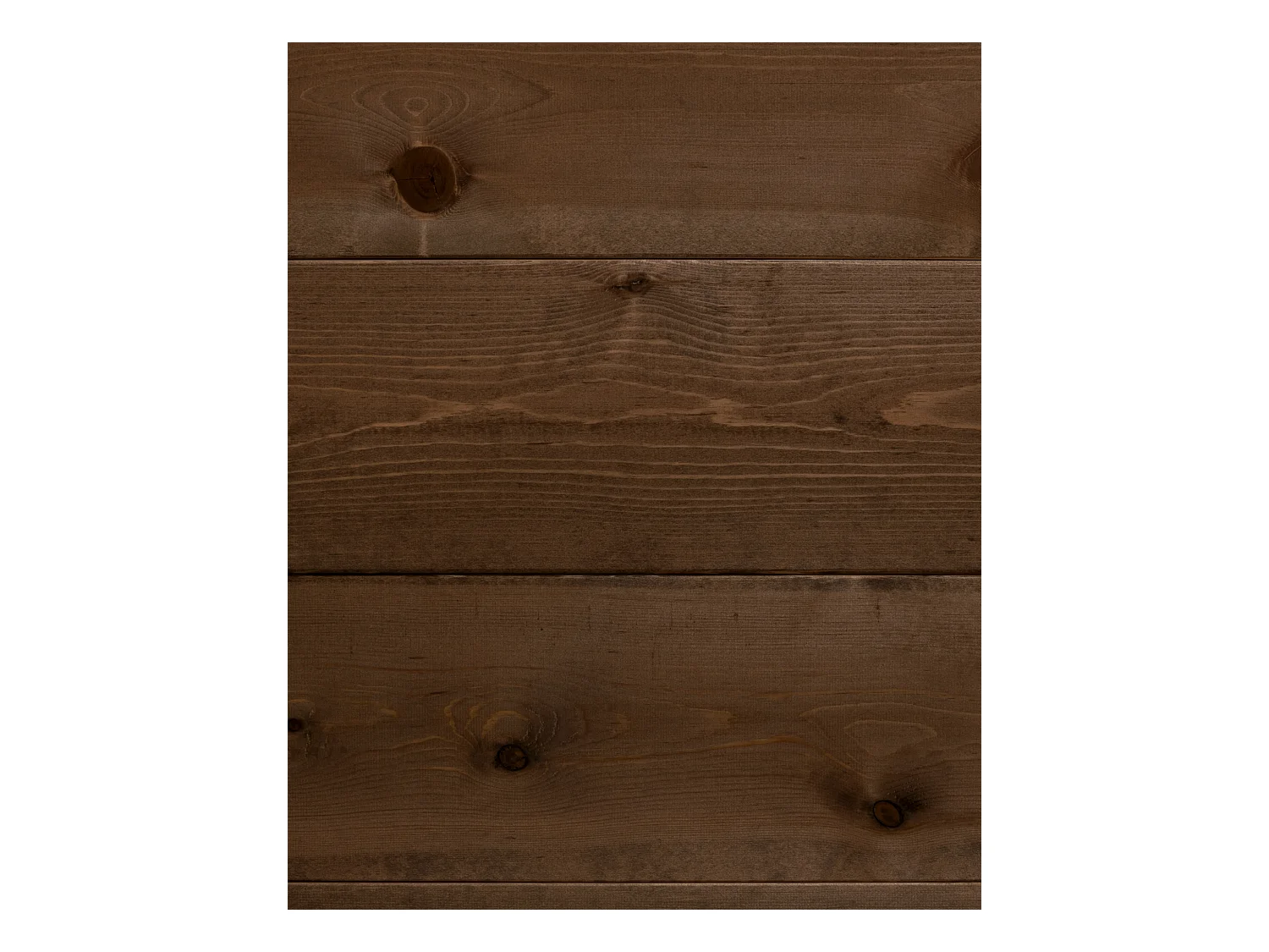 Cabecero de cama de madera maciza en tono roble oscuro de 100x60cm - FLANDES - DECOWOOD