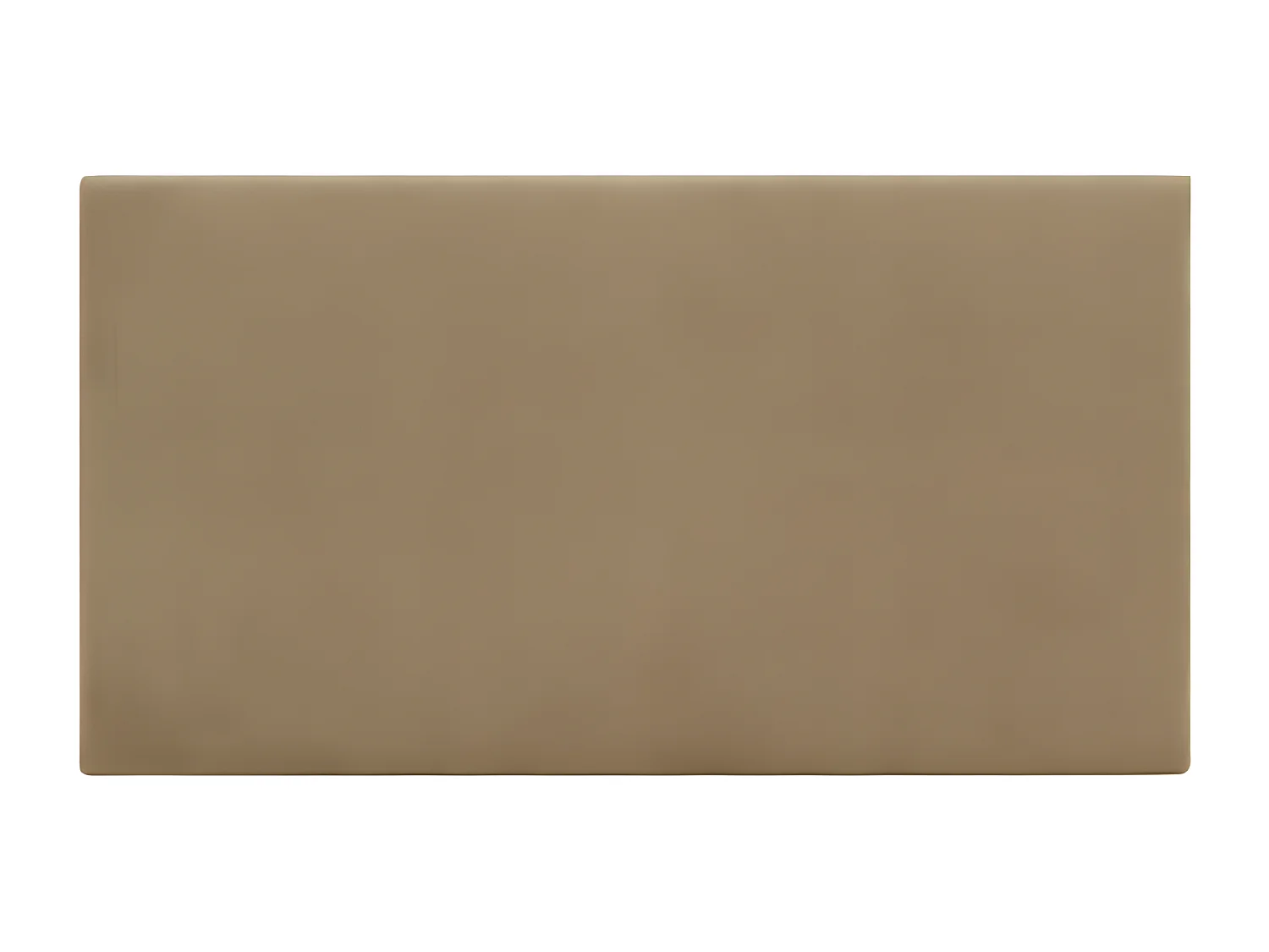 Tête de lit en coton taupe 160x80cm - OSLO - DECOWOOD