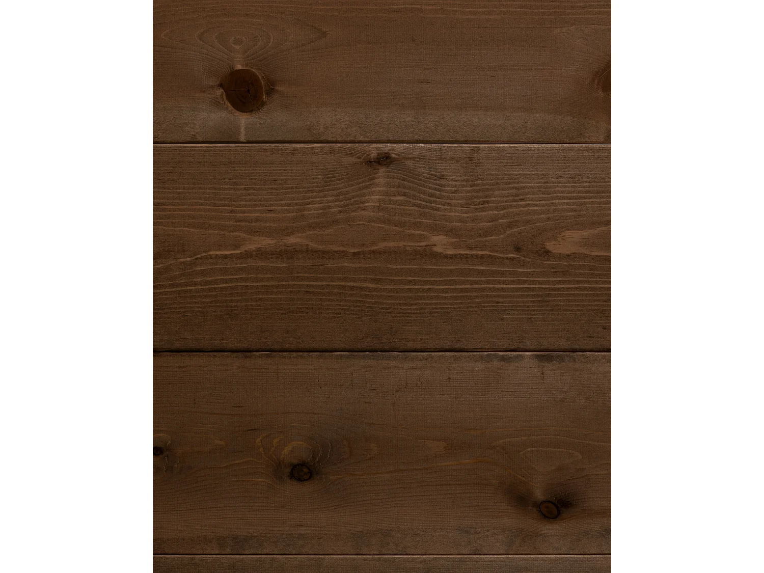 Tête de lit en bois de pin marron 120x60cm - FLANDES - DECOWOOD