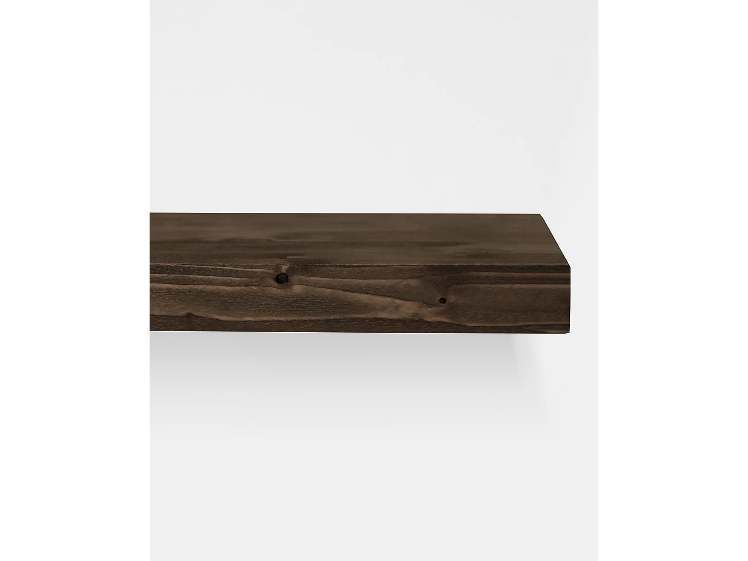 Ensemble 2 étagères flottantes en bois de sapin marron 180x3,2cm - MELVA - DECOWOOD