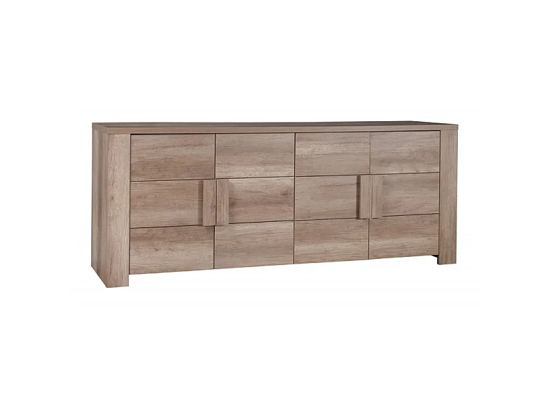 Groot buffet 4 deuren - Collectie FARRA - eiken Dab Canyon