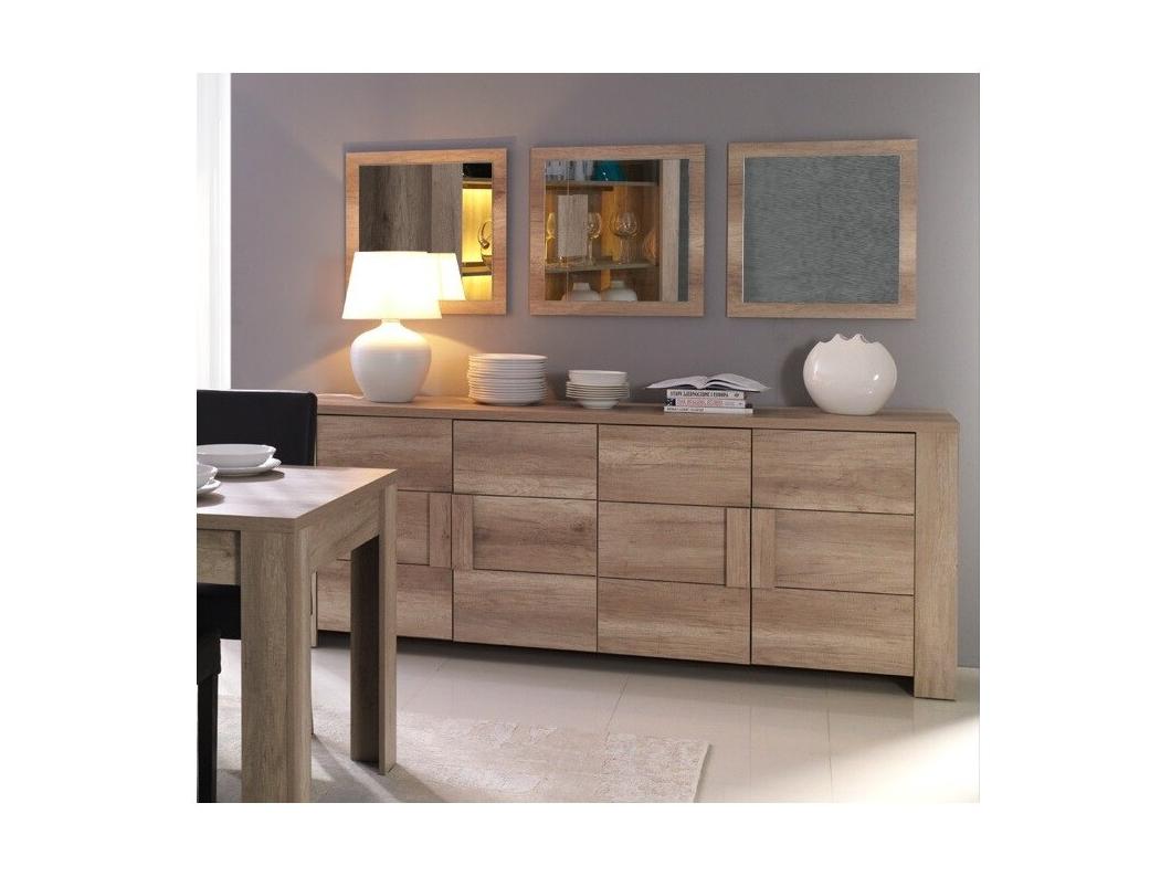 Grand buffet 4 portes - Collection FARRA - chêne Dab Canyon