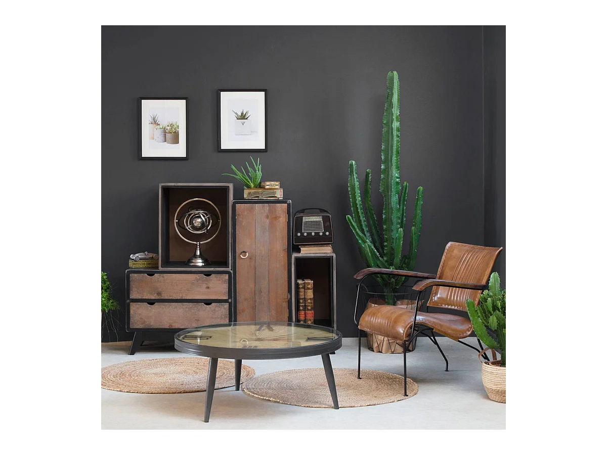 Buffet modulable en bois massif Hollywood