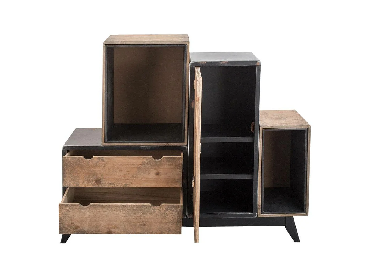 Buffet modulable en bois massif Hollywood