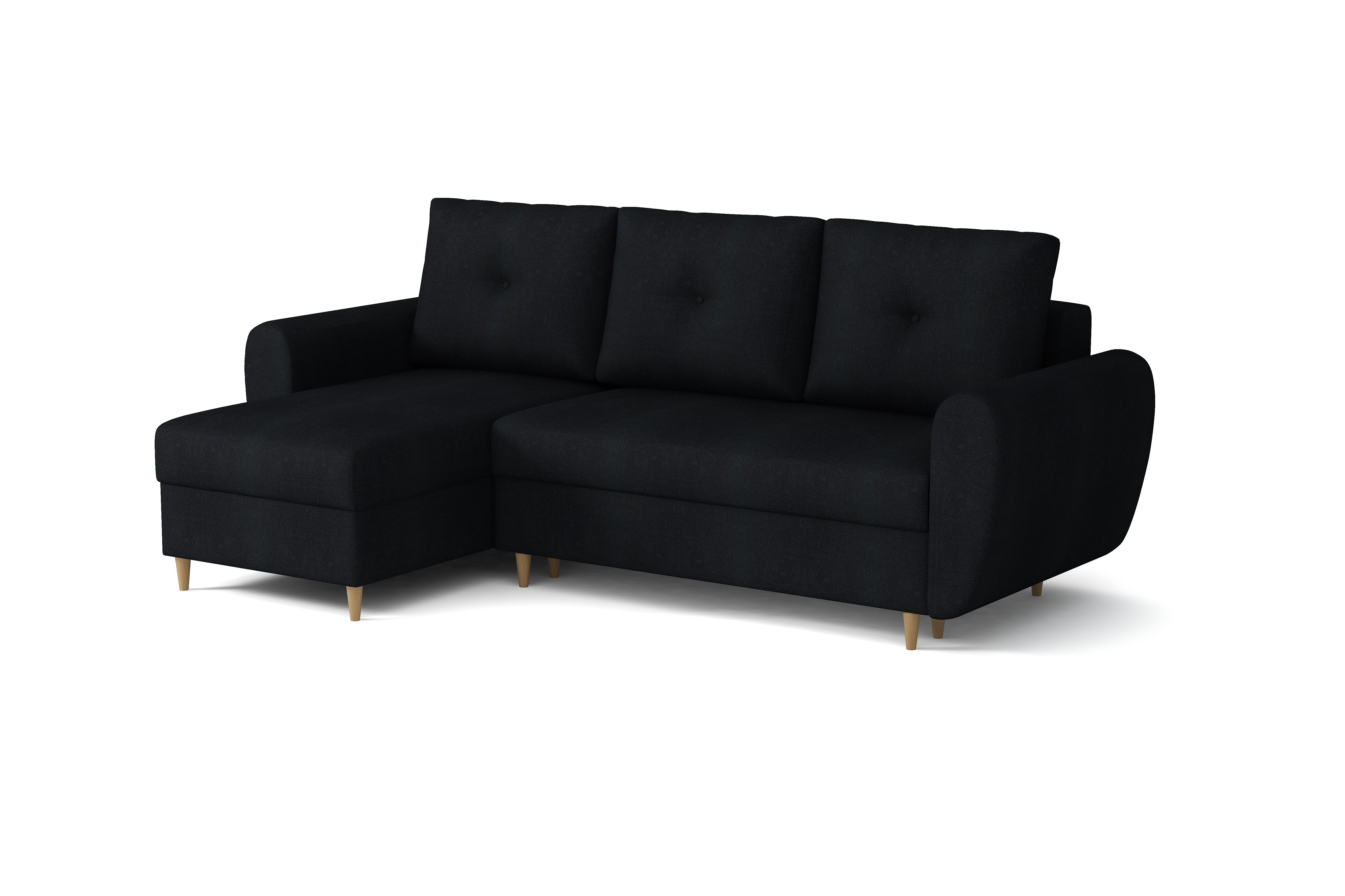 Canapé D'angle Convertible Poltronesofa En Tissu Gris - Occasion