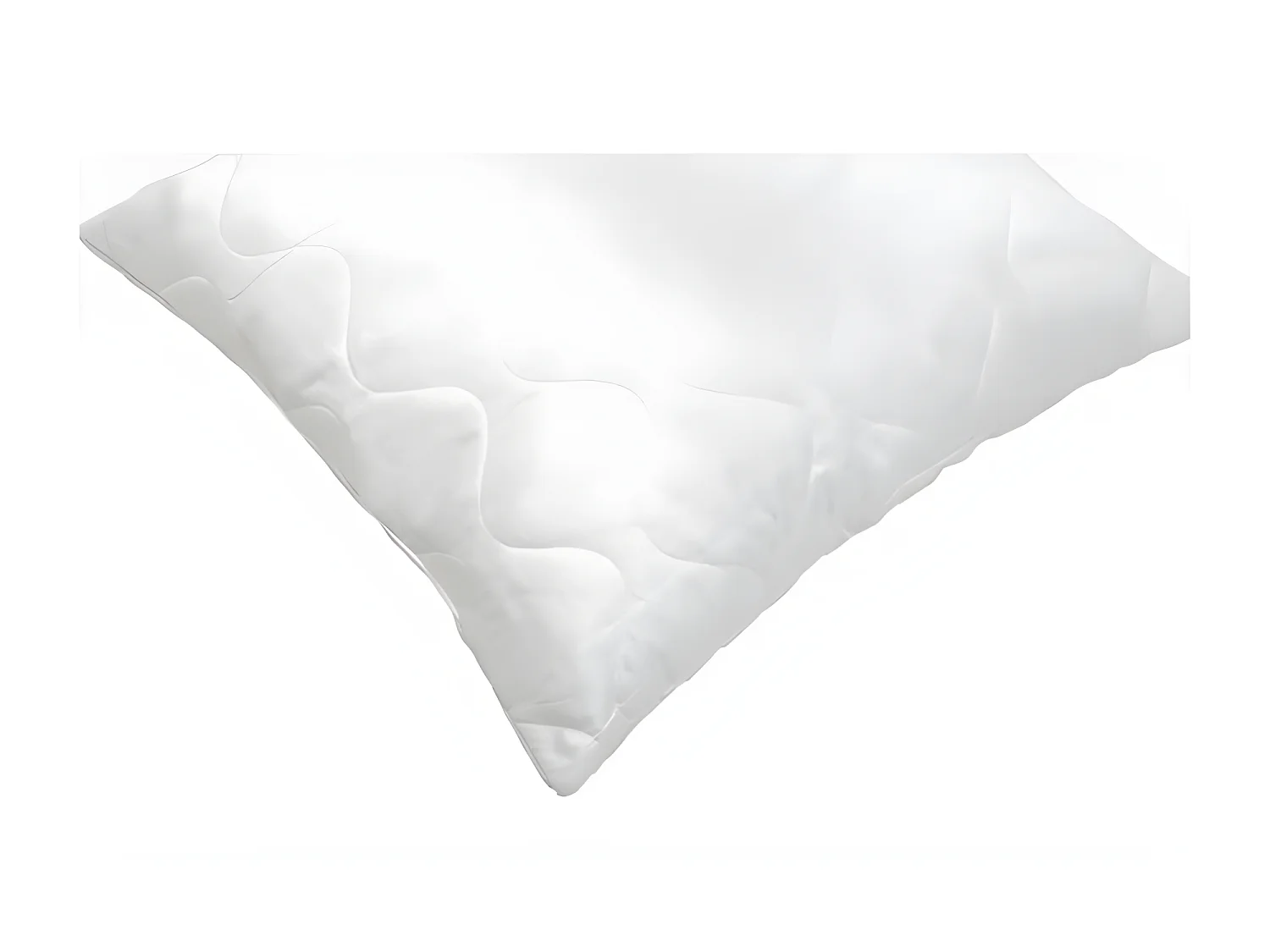 ABEIL Oreiller à mémoire de forme matelassé 60 x 60 cm blanc