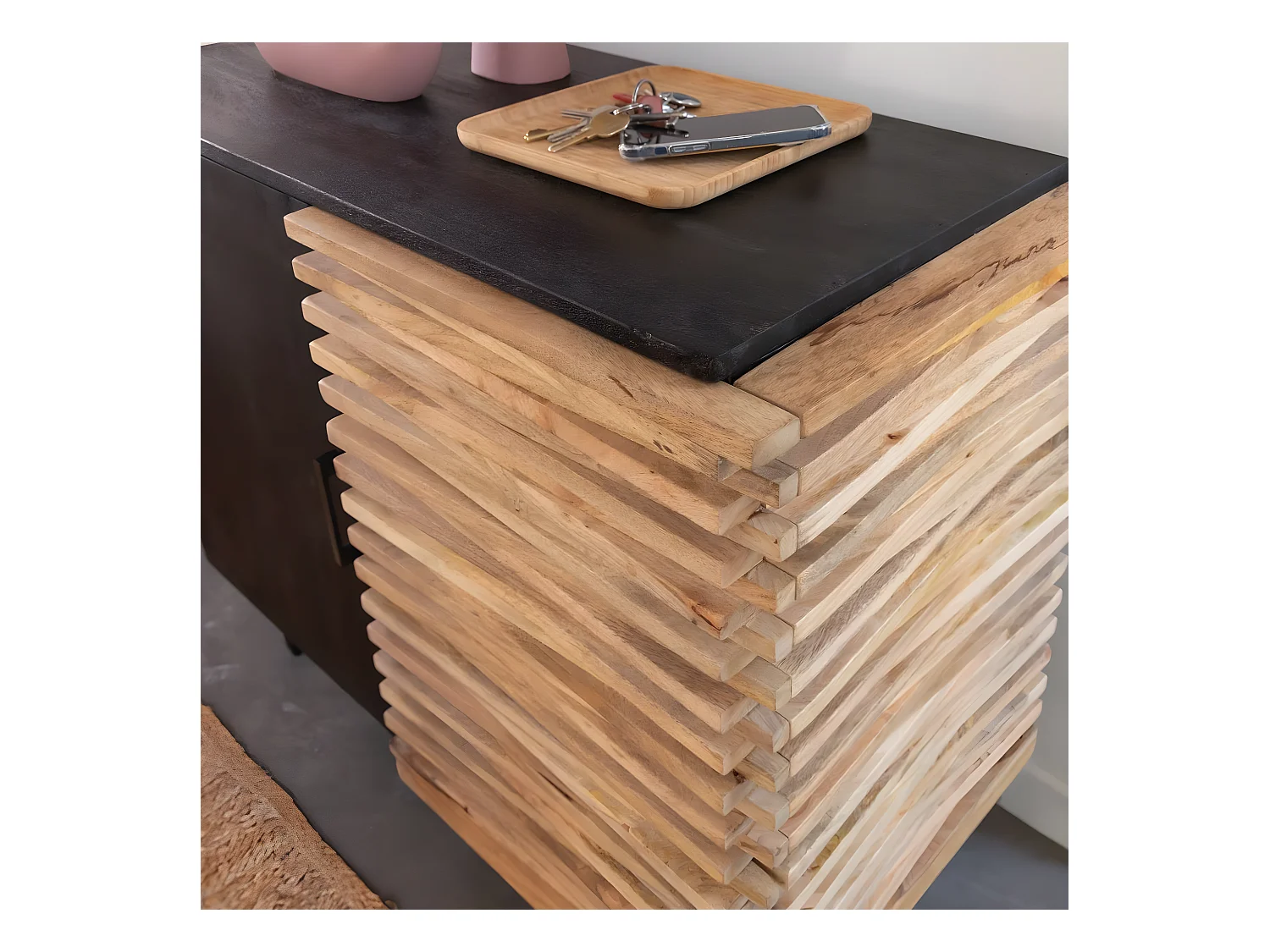 Petit buffet en bois de manguier Tino