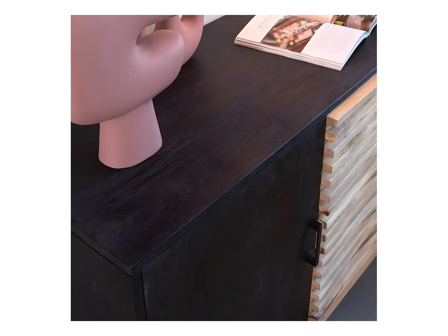 Petit buffet en bois de manguier Tino